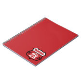 Rood-Distress Seniors Road Sign Notitieboek (Linkerzijde)