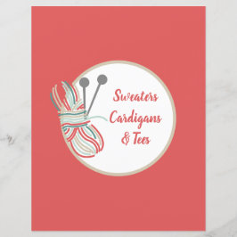 Rood divider Page Knit maakt Patroonindex Multomap