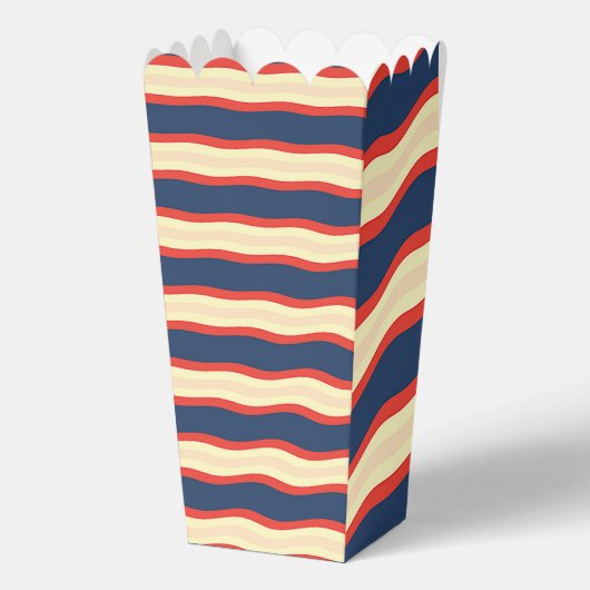Rood Dk Blauw Crème Golvend Bedankdoosjes (Voorkant)
