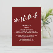 Rood doen we nog steeds moderne handschrift herden kaart (Staand voorkant)