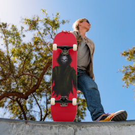 Rood Donker Monster Wezen Gotische Horror Persoonlijk Skateboard