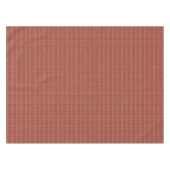 Rood Donkerbruin Tan Beige Roest Sinaasappel Triba Tafelkleed (Voorkant (Horizontaal))