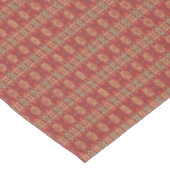 Rood Donkerbruin Tan Beige Roest Sinaasappel Triba Tafelkleed (Gekanteld)