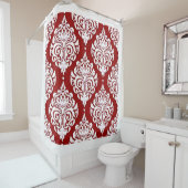 Rood Douchegordijn (In situ)