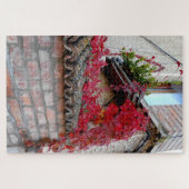 Rood draaiend Plant en het venster Legpuzzel (Horizontaal)