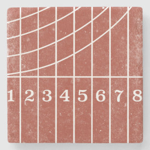 Rood draaiend spoor — Onderzetters met vervormin