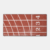 Rood draaiend spoor verstelbare stijl bureaumat (Voorkant)