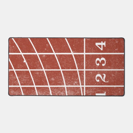 Rood draaiend spoor verstelbare stijl bureaumat (Voorkant)