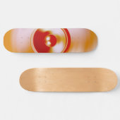 Rood draaiende muziekluidspreker persoonlijk skateboard (Horizontaal)