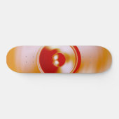 Rood draaiende muziekluidspreker persoonlijk skateboard (Horizontaal)
