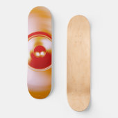Rood draaiende muziekluidspreker persoonlijk skateboard (Voorkant)