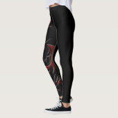 ROOD DRAGON JAAR VAN DE DRAGON LEGGINGS (Links)