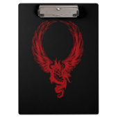 Rood dragon Ryuu-klembord Klembord (Voorkant)