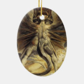 Rood drakenornament keramisch ornament (Achterkant)