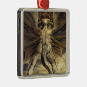 Rood drakenornament metalen ornament (Rechts)