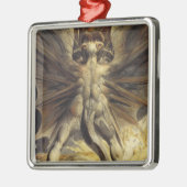 Rood drakenornament metalen ornament (Links)