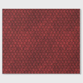 Rood drakenpapier voor het inkepen cadeaupapier (Vlak)