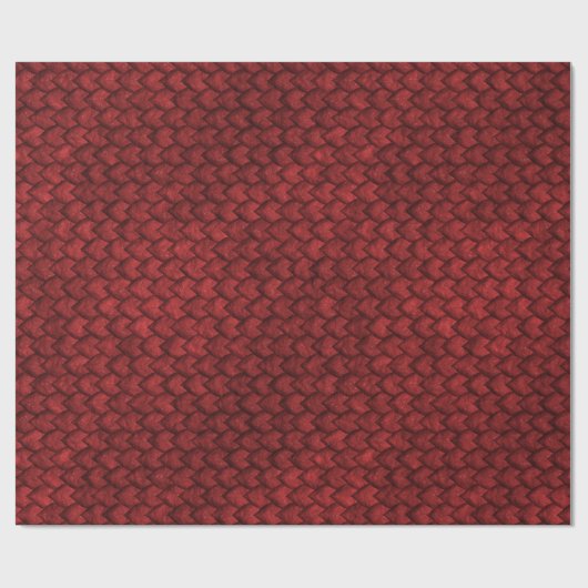 Rood drakenpapier voor het inkepen cadeaupapier (Vlak)