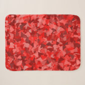 Rood Driehoek Patroon Sherpa Deken (Voorkant (horizontaal))