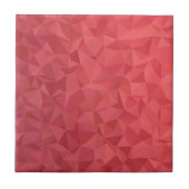 Rood driehoekpatroon moderne keramische tegel tegeltje (Voorkant)