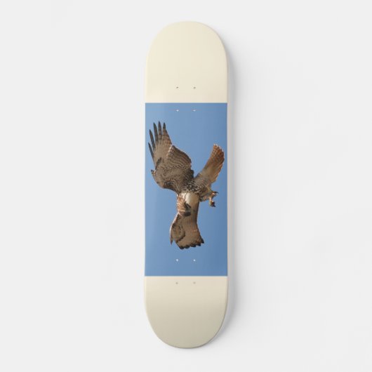 Rood-driekleurig Hawk-skateboard Skateboard (Voorkant)