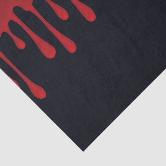 Rood droogmiddel druppelaar halloween party tissuepapier (Detail)