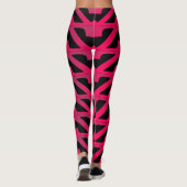 Rood Dubbel Z Ontwerp Leggings (Achterkant)