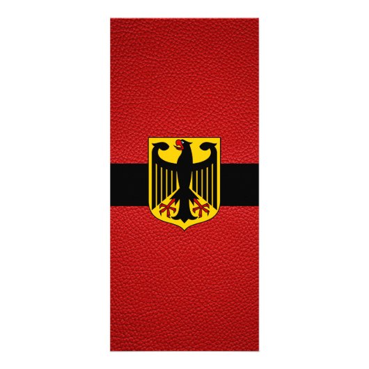 Rood Duitsland Paspoort Menu (Achterkant)