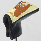 Rood Eekhoorn Ontwerp Golfheadcover (3/4 voorkant)