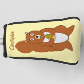 Rood Eekhoorn Ontwerp Golfheadcover (Voorkant)