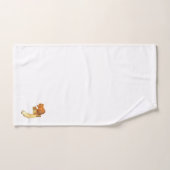 Rood eekhoornhanddoekset bad handdoek (Handdoek)