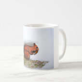 Rood-eekhoornpittenkegeltje Koffiemok (Voorkant rechts)