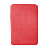 Rood, effen rode kleur badmat (Voorkant Verticaal)