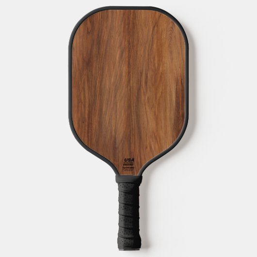 rood eikenhout pickleball paddle (Voorkant)
