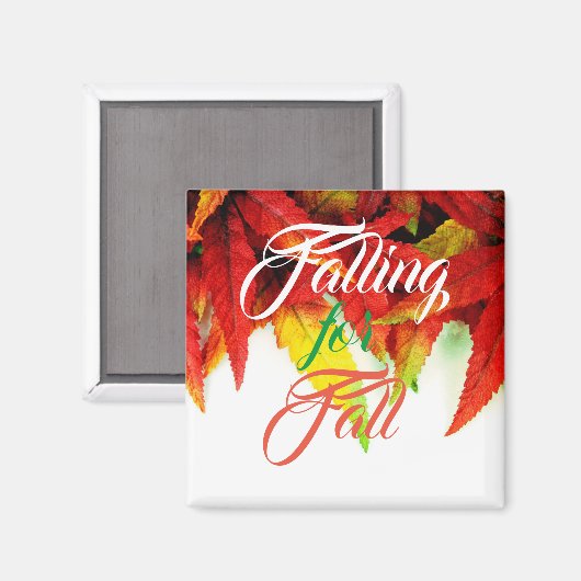 Rood elegant voor herfst herfstmossel magneet (Voorkant / Achterkant)