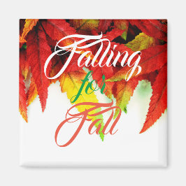Rood elegant voor herfst herfstmossel magneet