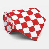 Rood en Achtergrondkleur wijzigen Stropdas (Opgerold)
