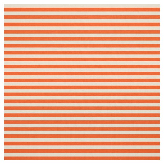 Rood en beige gekleurd Striped/Lined Pattern Stof (Swatch)