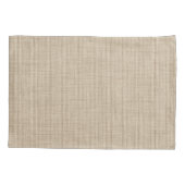 Rood- en beige kersttasje en familienaam kussensloop (Achterkant-Links)