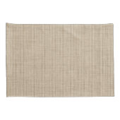 Rood- en beige kersttasje en familienaam kussensloop (Achterkant-Rechts)