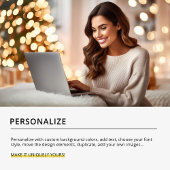 Rood- en beige kersttekst satijnen lint