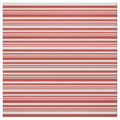 Rood- en beige kleurde lijnen stof (Swatch)