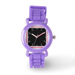 Rood en Blackbird Horloge