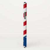 Rood en blauw-Amerikaans vlaggenpatroon Case-Mate iPhone Case (Achterkant / rechts)