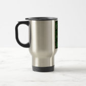 Rood- en blauw Baseball met witte onderdruk Reisbeker (Links)