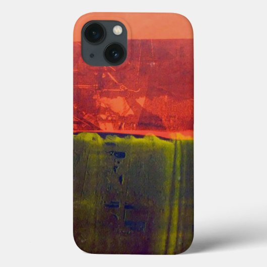 Rood en blauw Case-Mate iPhone case (Achterkant)