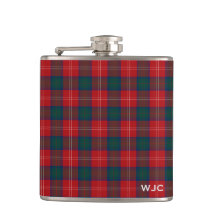Rood en Blauw Clan Chisholm Tartan Monogram