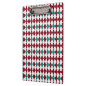 Rood- en blauw diamantglitter klembord (Links)