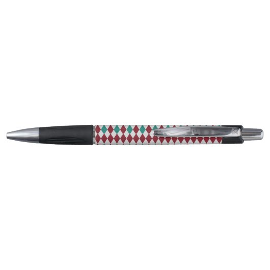 Rood- en blauw diamantglitter pen (Achterkant)