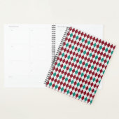 Rood- en blauw diamantglitter planner (Display)